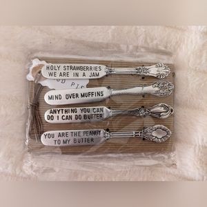 Mud Pie Circa Spreader Set, Silver